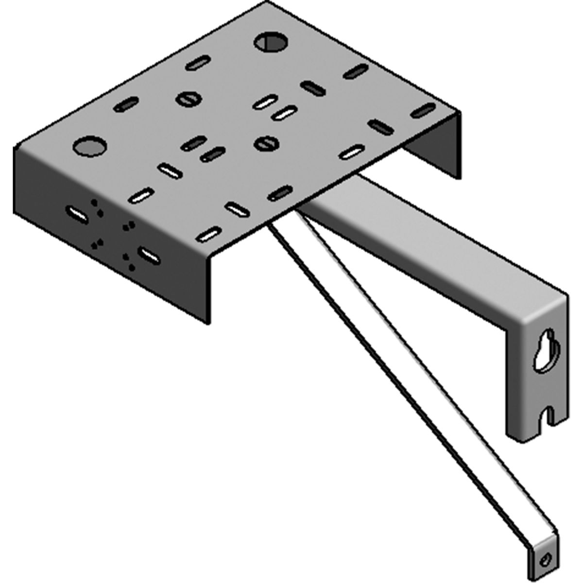 BACTVTF24 Aluminum Standoff Brackets Meter Mounts BACTVTF24 Hubbell
